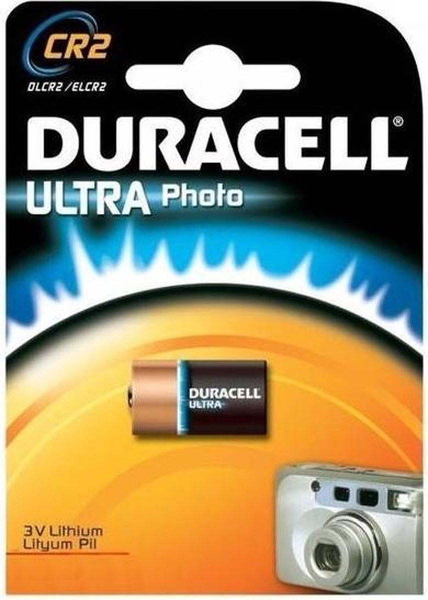 Litium Duracell Ultra Photo CR 2 batterij