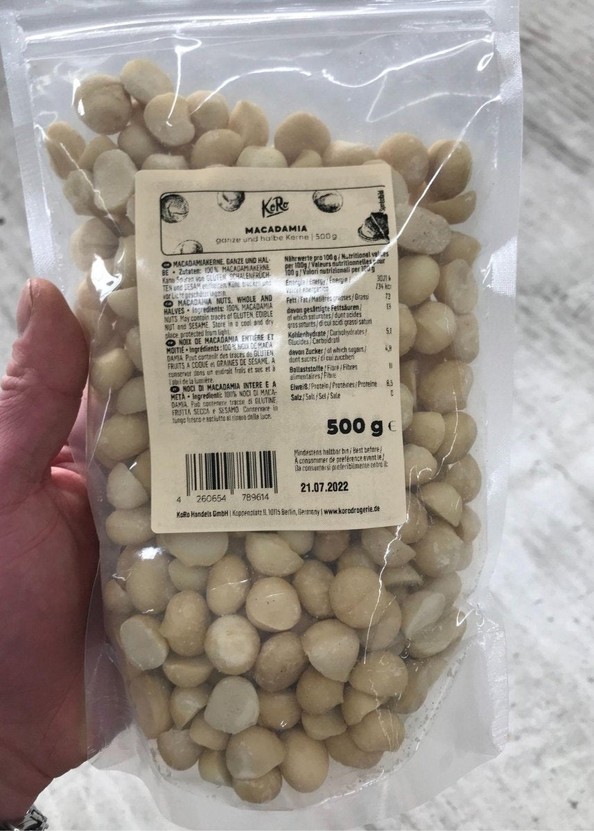 KoRo | Macadamianoten heel & half 500 g