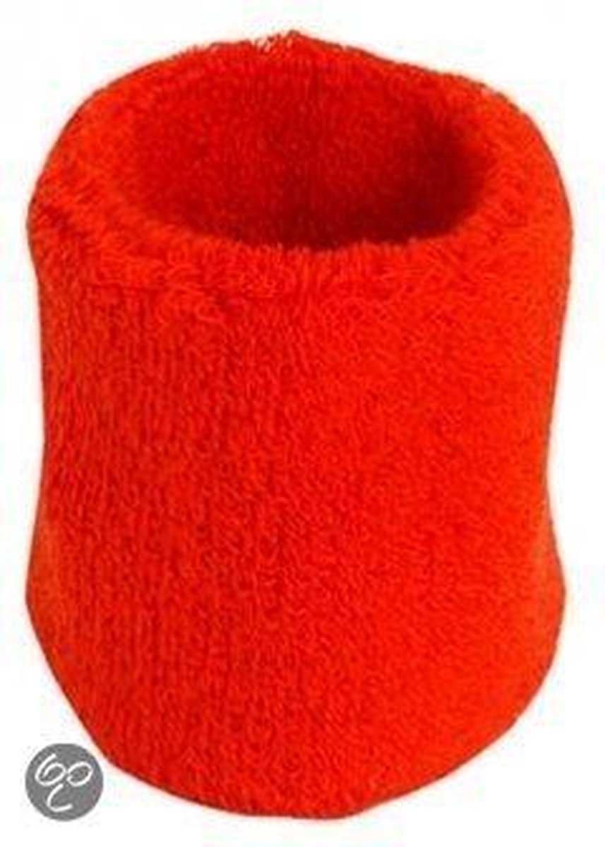 Benza Pols Zweetbandje - Rood 6 cm - 1 stuks