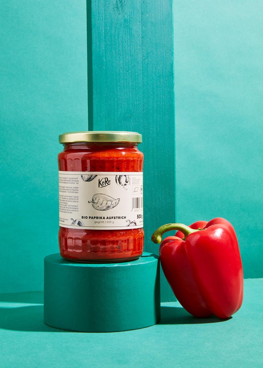 KoRo | Biologische geroosterde paprika spread | 500 g