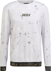 Siksilk sweatshirt Lichtgrijs-L