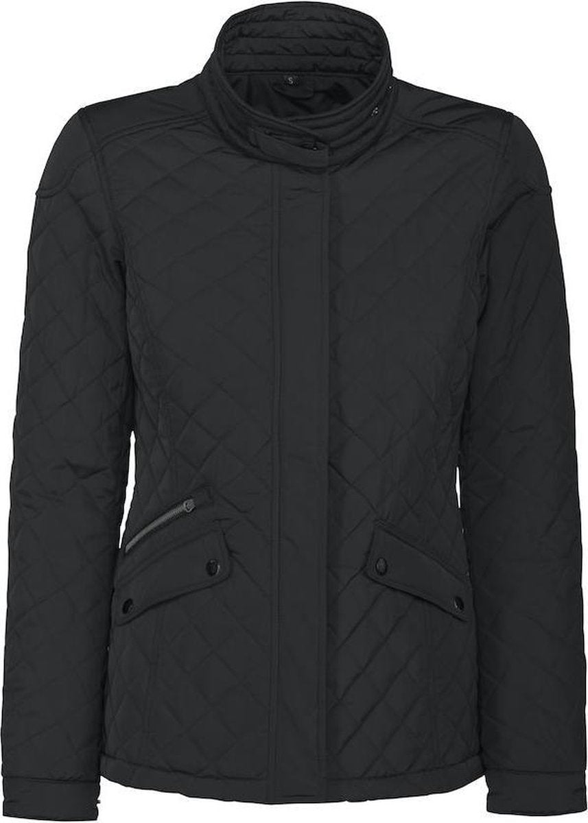 Harvest Huntingview Quilted Jas Dames 2121030 Navy - Maat M