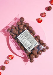 KoRo | Gevriesdroogde aardbeien bedekt met melkchocolade | 500 g