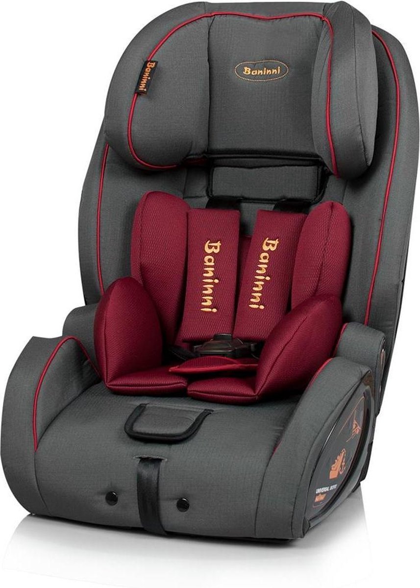 Autostoel Baninni Arona Isofix Red-Gray (9-36kg)