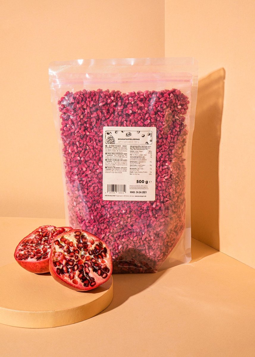 KoRo | Gevriesdroogde granaatappelpitten | 500 g