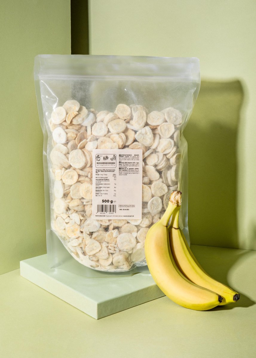 KoRo | Gevriesdroogde bananenplakjes | 500 g