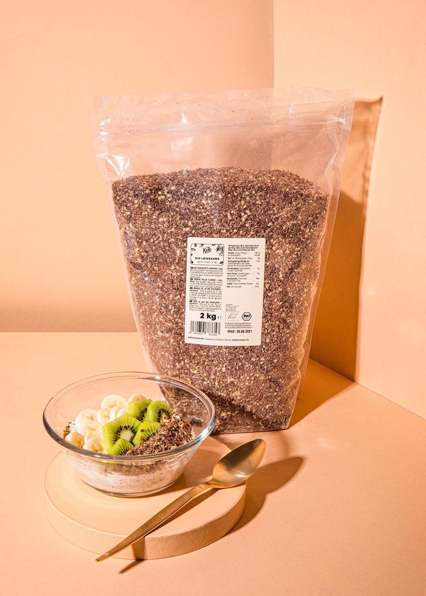 KoRo | Biologisch gemalen lijnzaad | 2 kg