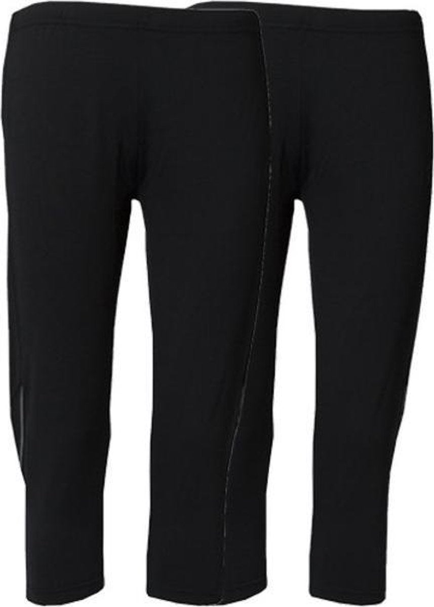 2-Pack Donnay 3/4 Hardloopbroek - Running Capri - Dames - Maat S - Zwart