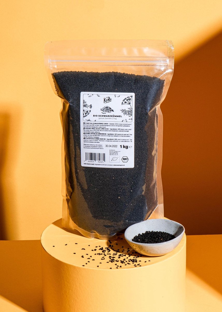KoRo | Biologisch zwart komijnzaad | 1 kg