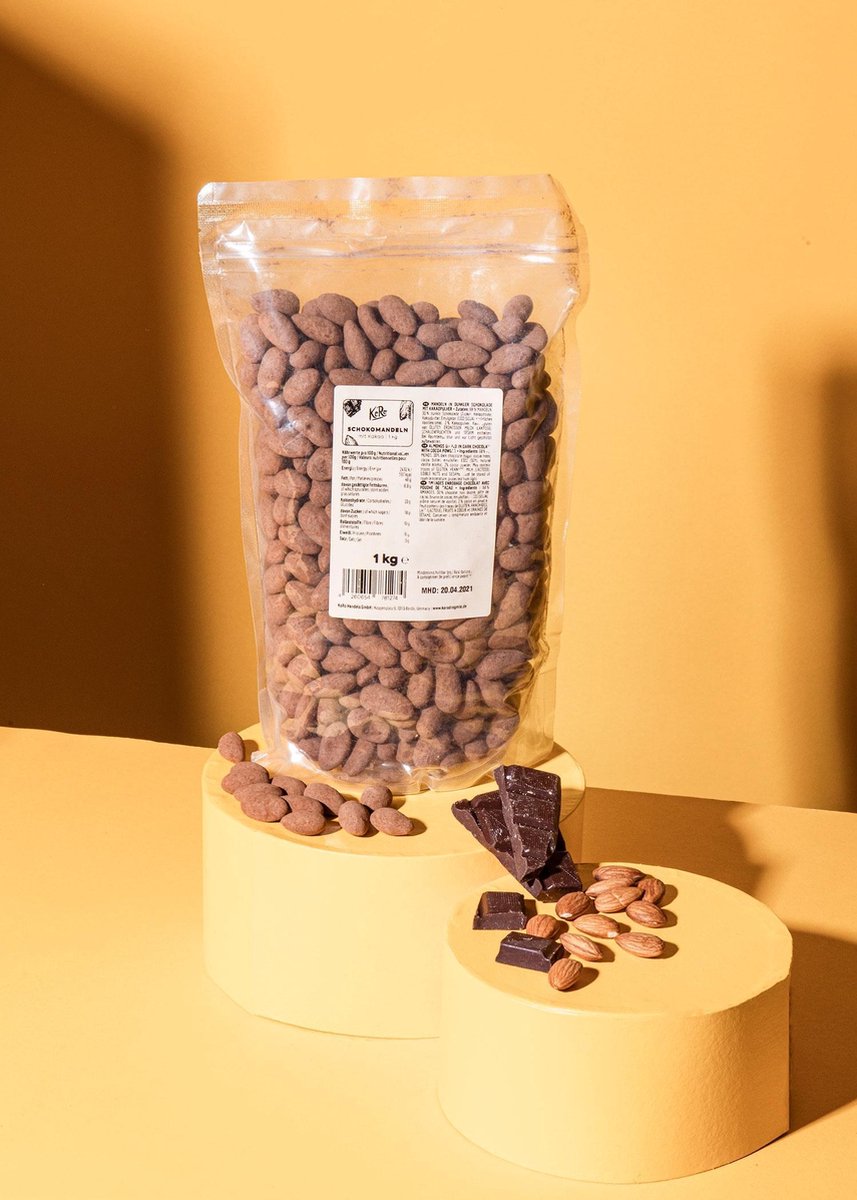KoRo | Skinny Dipped Chocolade-amandelen met cacao 1 kg