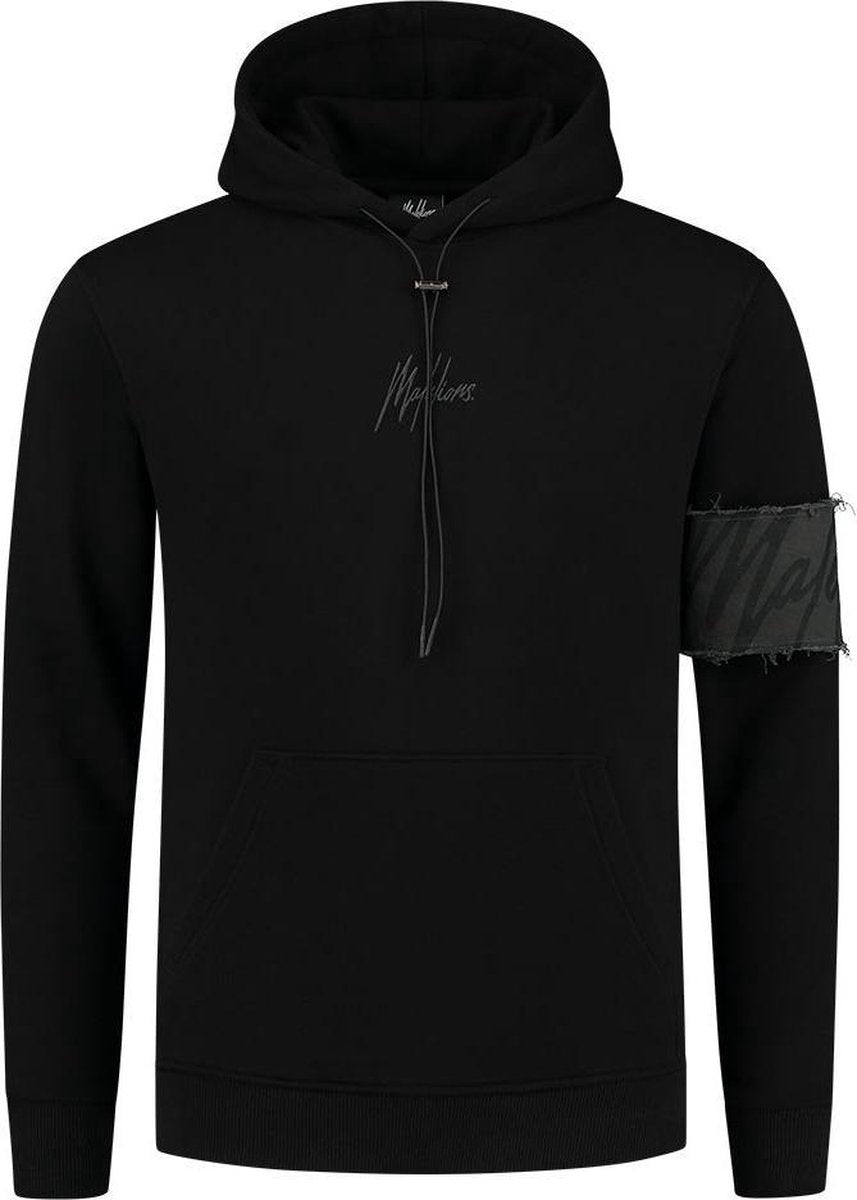Malelions Captain Hoodie - Black/Antra - M