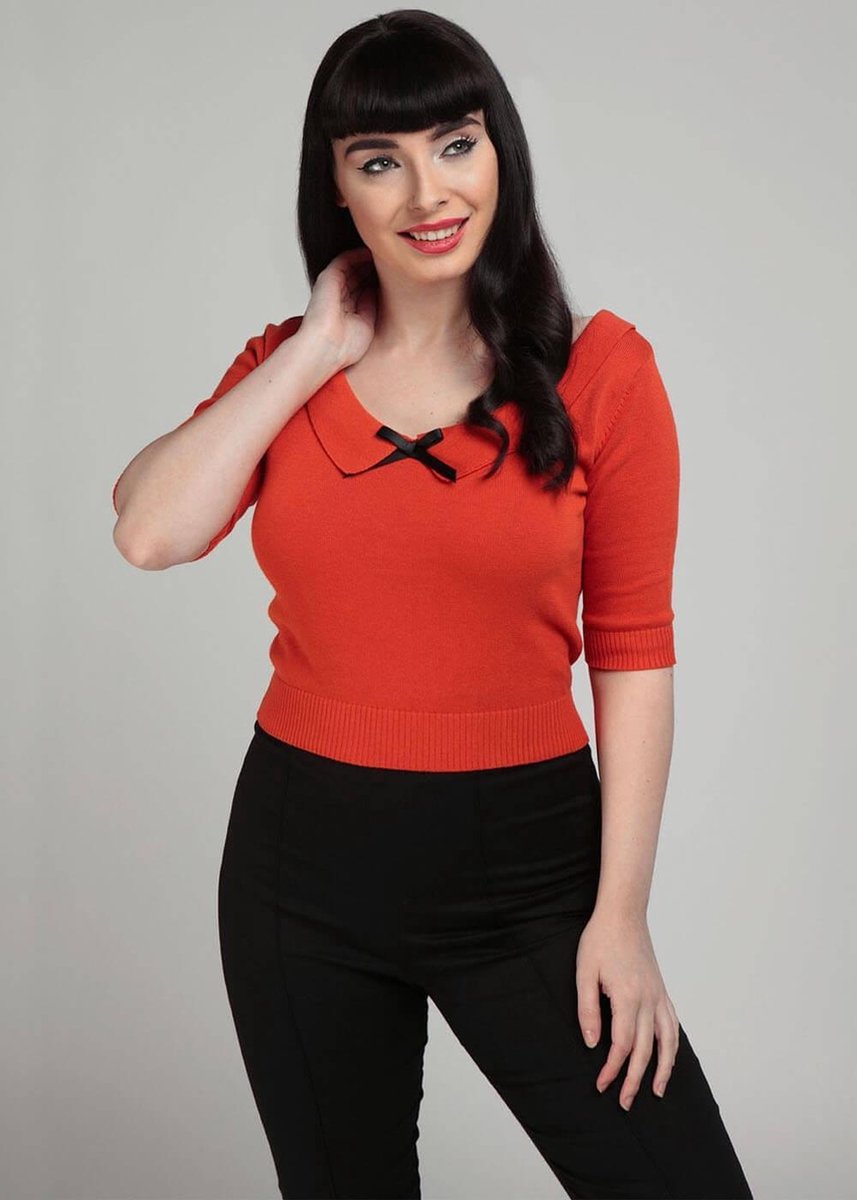 Collectif Babette 40's Jumper Oranje