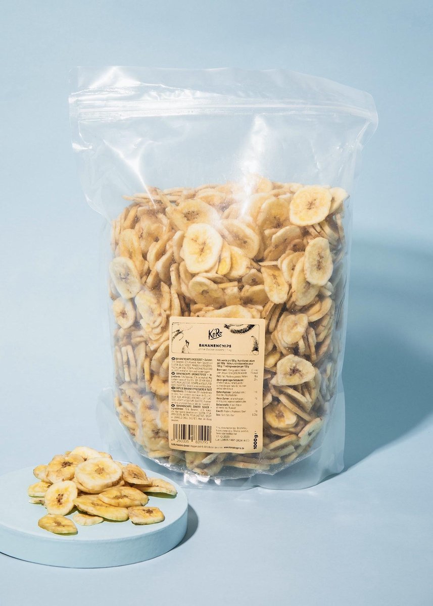 KoRo | Bananenchips zonder suiker | 1 kg
