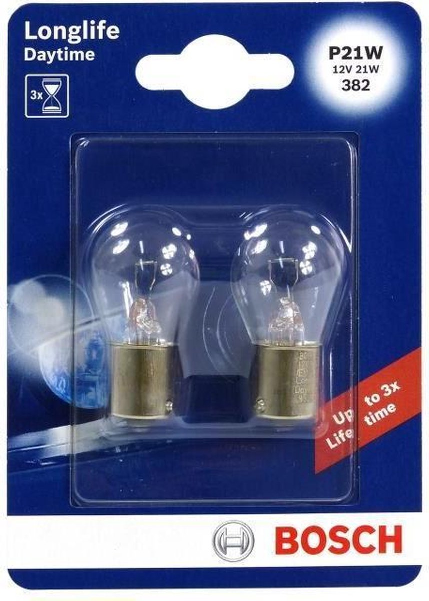 BOSCH Ampul Longlife Daytime 2 P21W 12V 21W