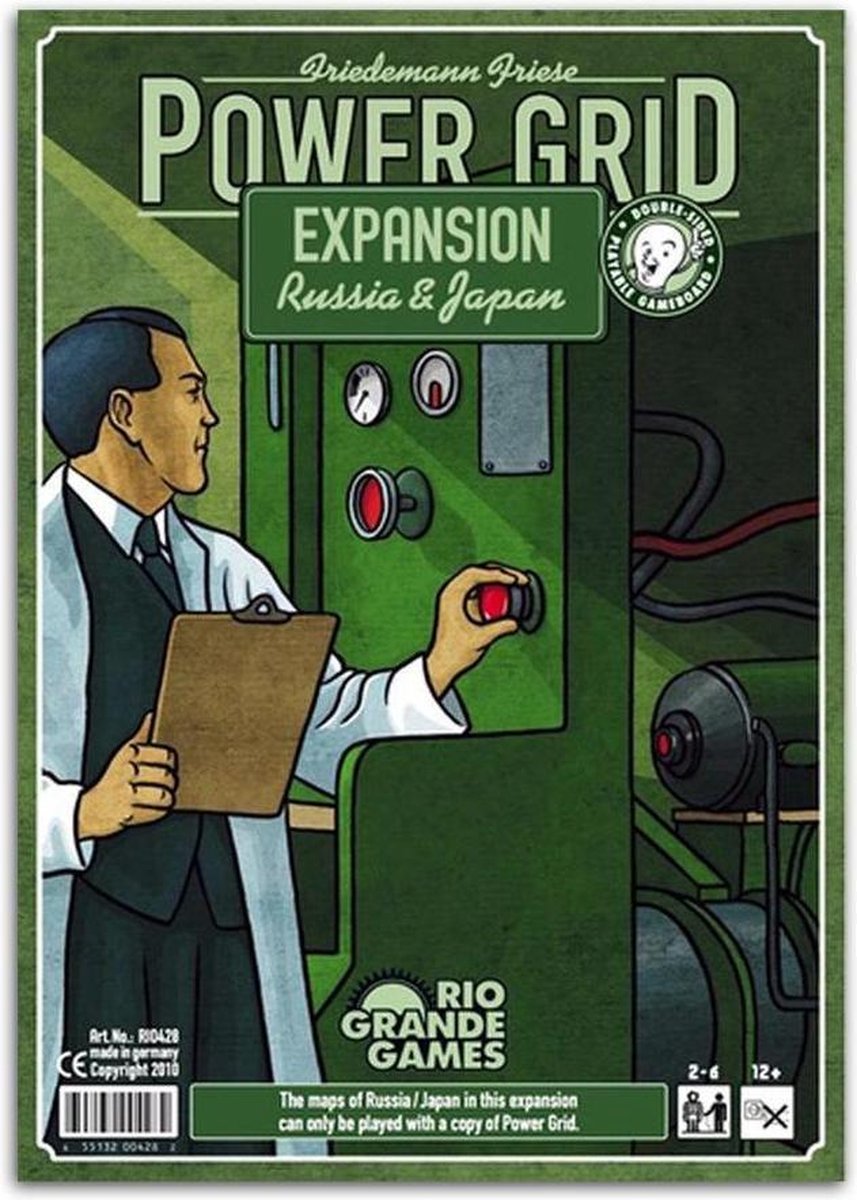 Power Grid - Map Uitbreiding: Japan & Rusland