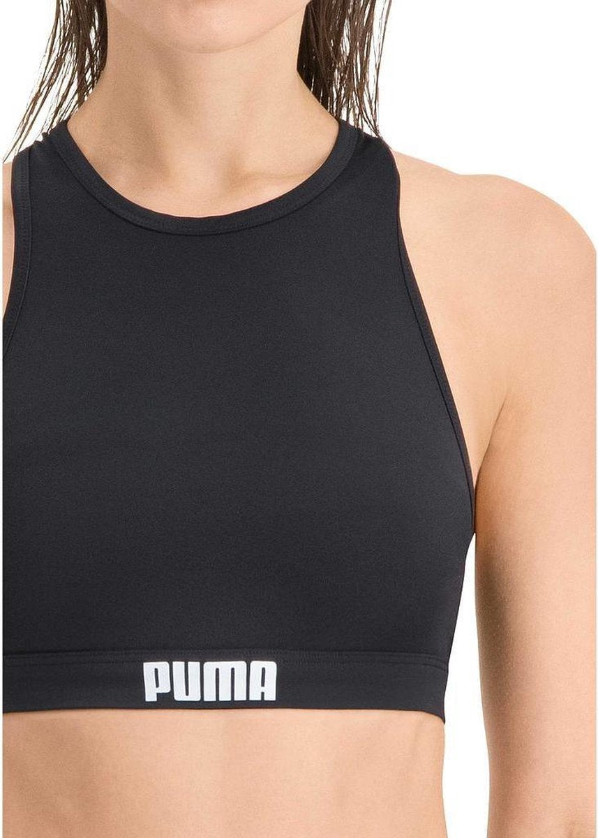 Puma Zwemtop Racerback Polyamide/elastaan Zwart Mt Xs