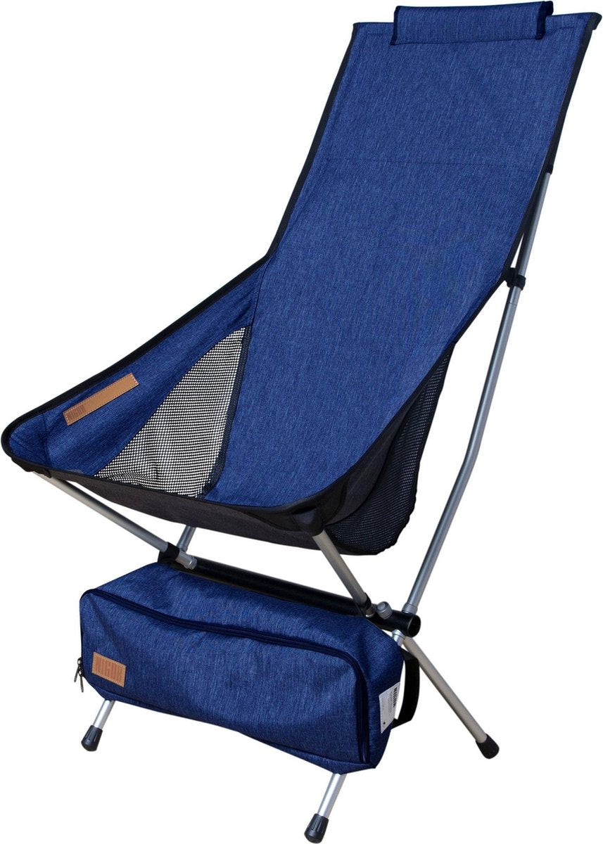 Nigor Campingstoel Kingfisher 100 Cm Polyester/aluminium Donkerblauw