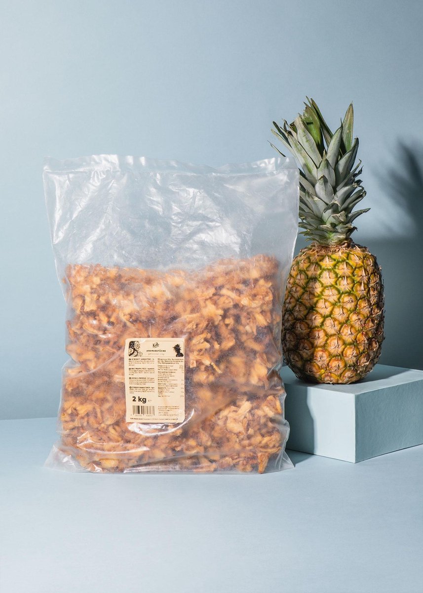 KoRo | Gedroogde ananasstukken 2 kg