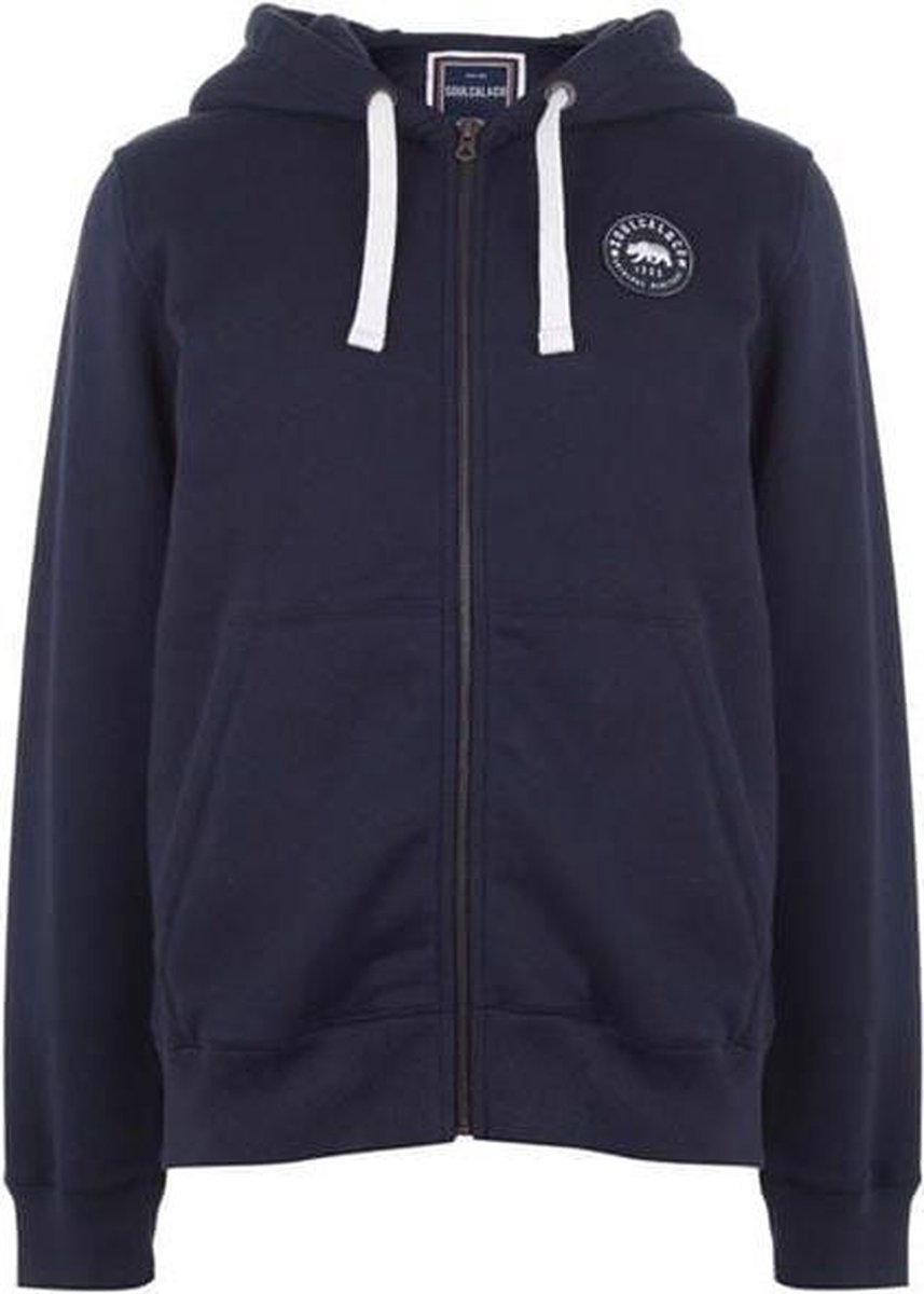 SoulCal - Sweater met Rits en Capuchon - Vest - Heren - Donkerblauw - L