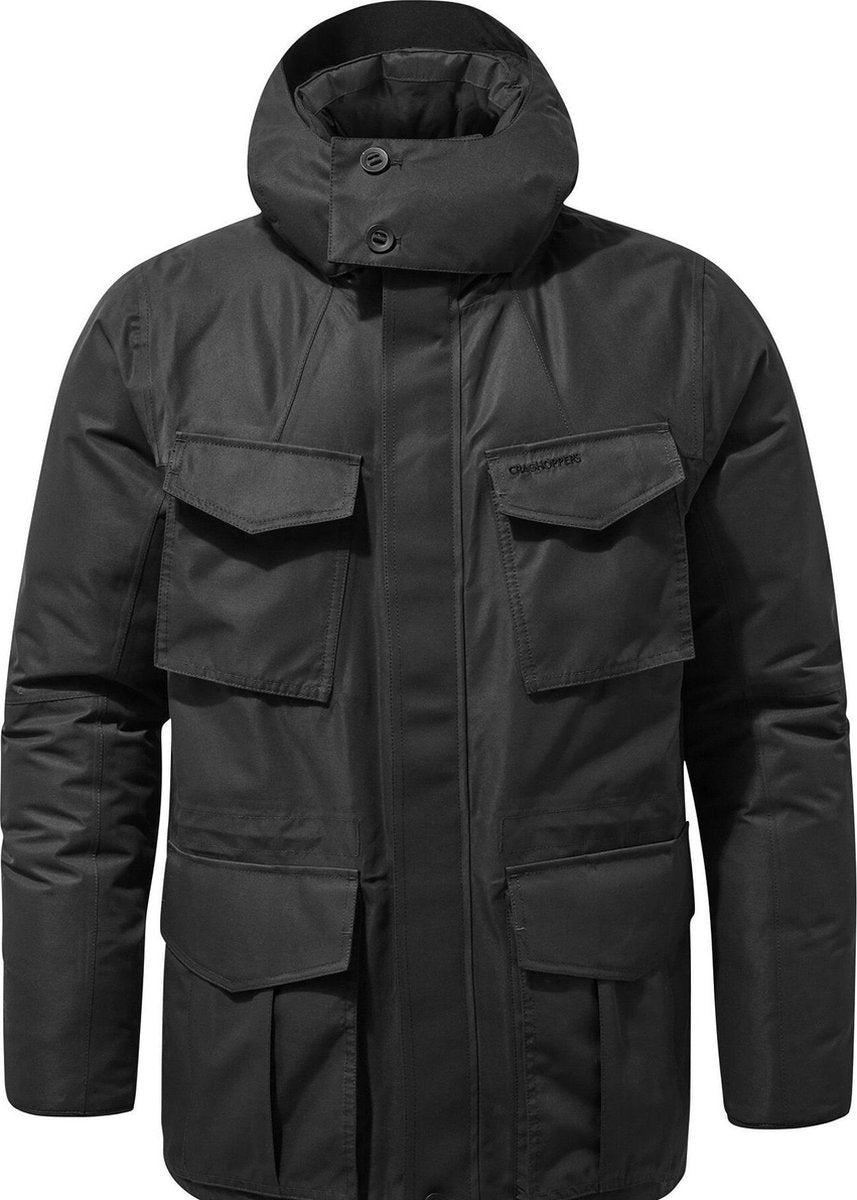 Craghoppers - Waterdichte jas voor heren - Pember - Donker Grijs - maat XL
