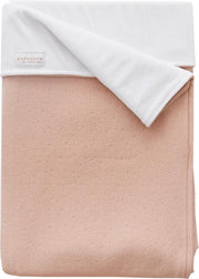 Bamboom Happy Dubbel Wiegdeken Oud Roze 75 x 100 cm
