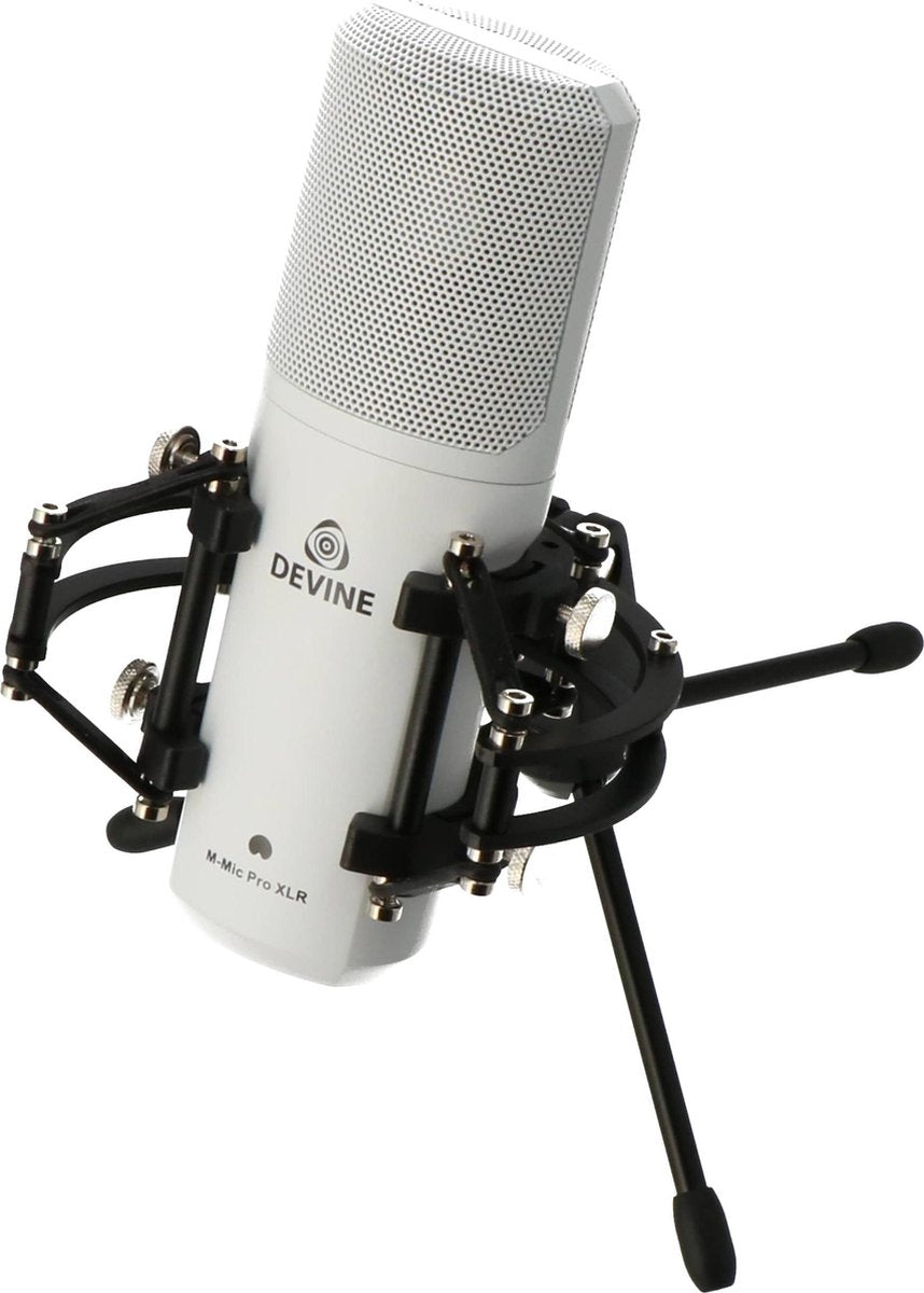 Devine M-Mic PRO XLR W grootmembraan condensatormicrofoon wit