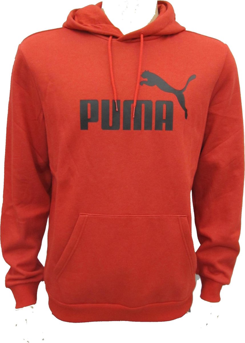 Puma ess hoody fl high risk red heather 85242211