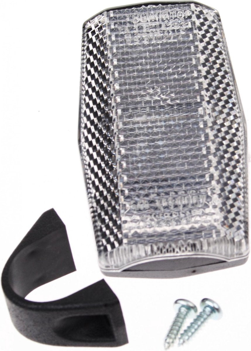 Bumm Voorreflector wit 82 x 50 mm stuurpenmontage
