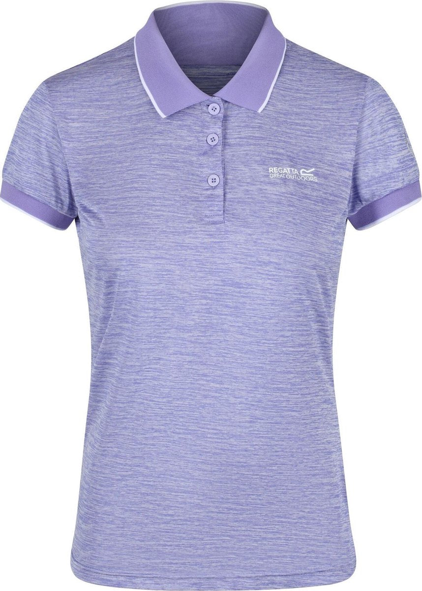 Regatta Poloshirt Remex Ii Dames Polyester Lila Maat 34