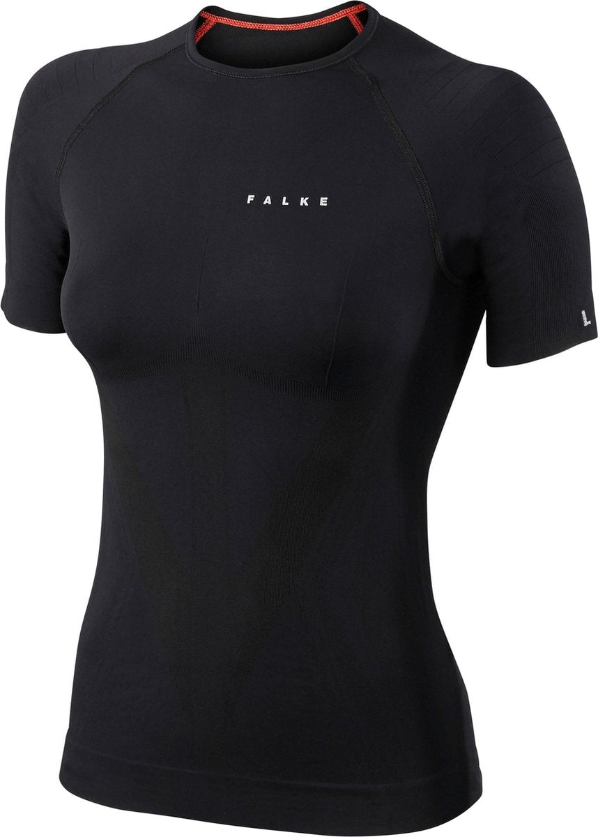 Falke Warm shortsleeved shirt Dames Sportshirt - Maat L  - Vrouwen - zwart