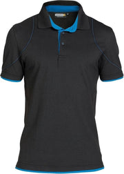 Dassy Orbital polo D-FX Zwart/Blauw maat L
