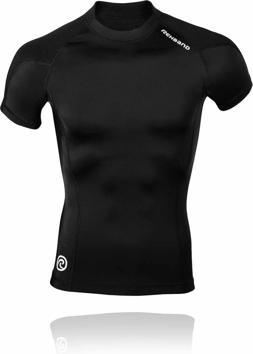 Rehband Compressieshirt Qd Thermal Zone Heren Zwart Maat Xl