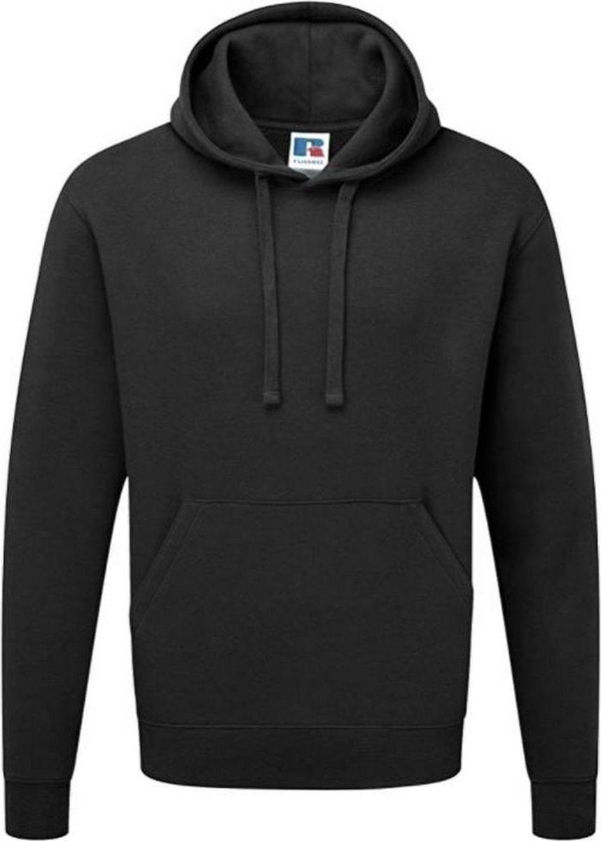 Russell Hoodie Unisex - Zwart - L