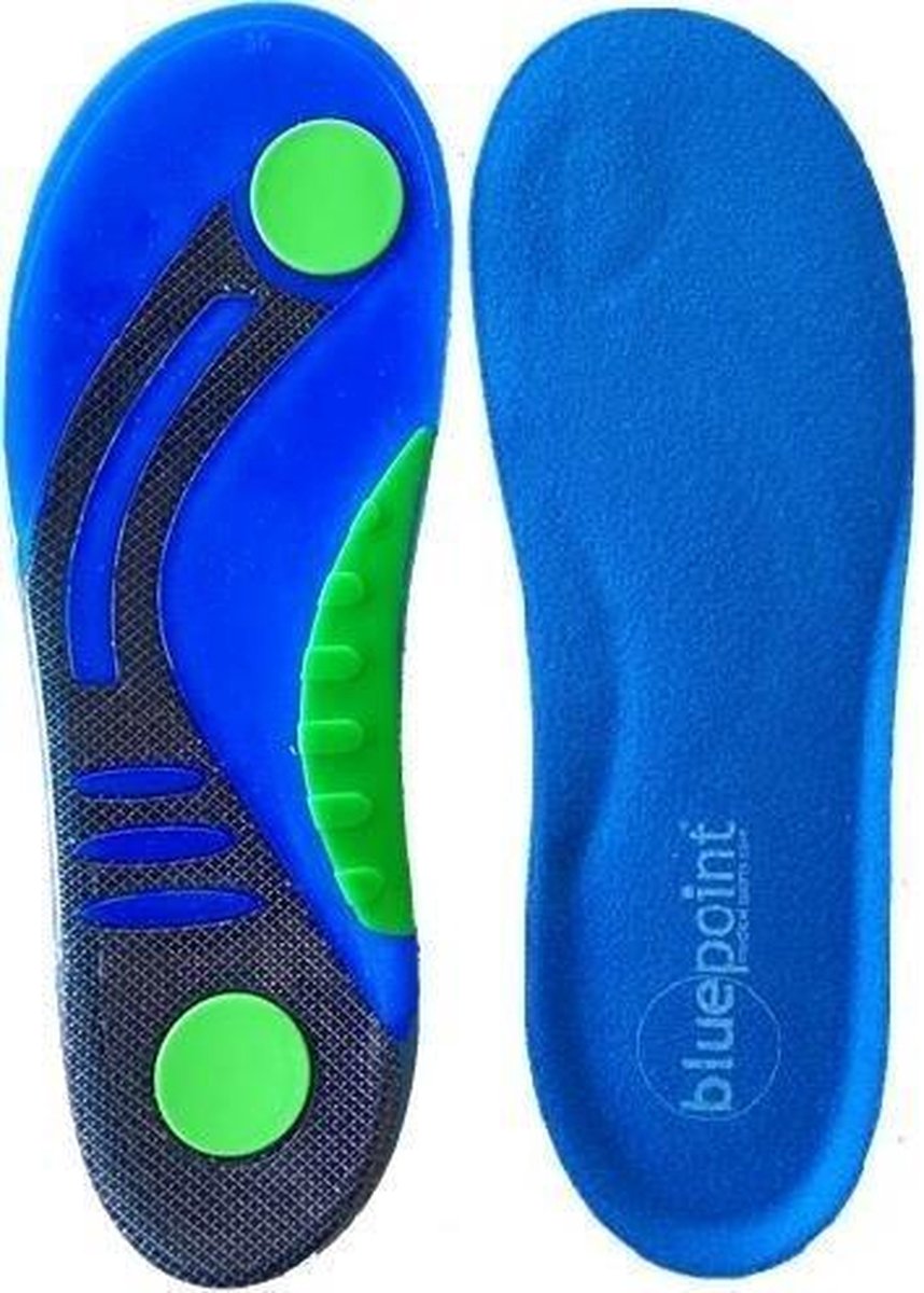 Bluepoint Inlegzolen Gel Unisex Blauw Maat 38/39