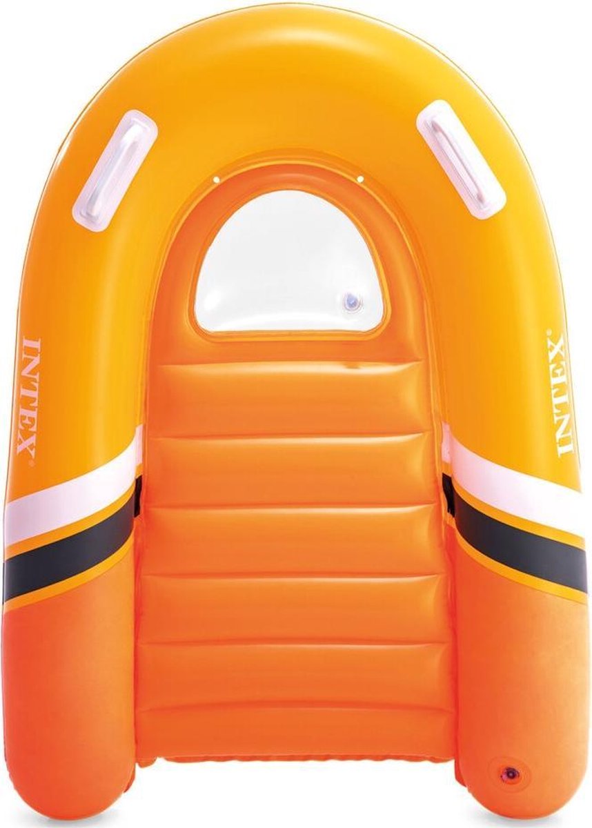 Intex Bodyboard Opblaasbaar Junior 120 X 89 Cm Vinyl Oranje