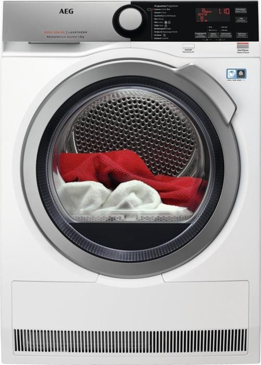 AEG T8DE86ABS - AbsoluteCare - Warmtepompdroger - NL/FR