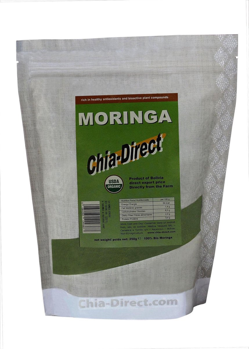 250gr biologische moringa poeder