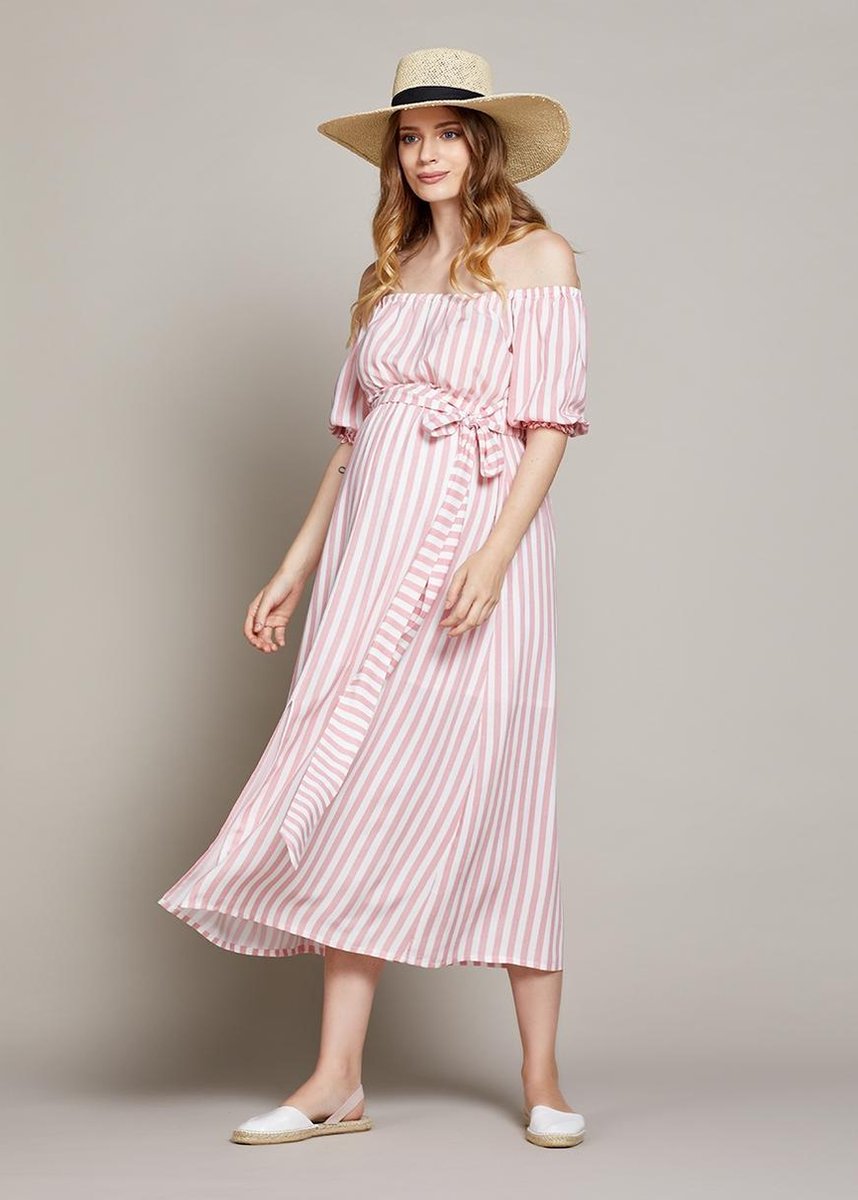 Dress Tokyo - Red-White Stripe