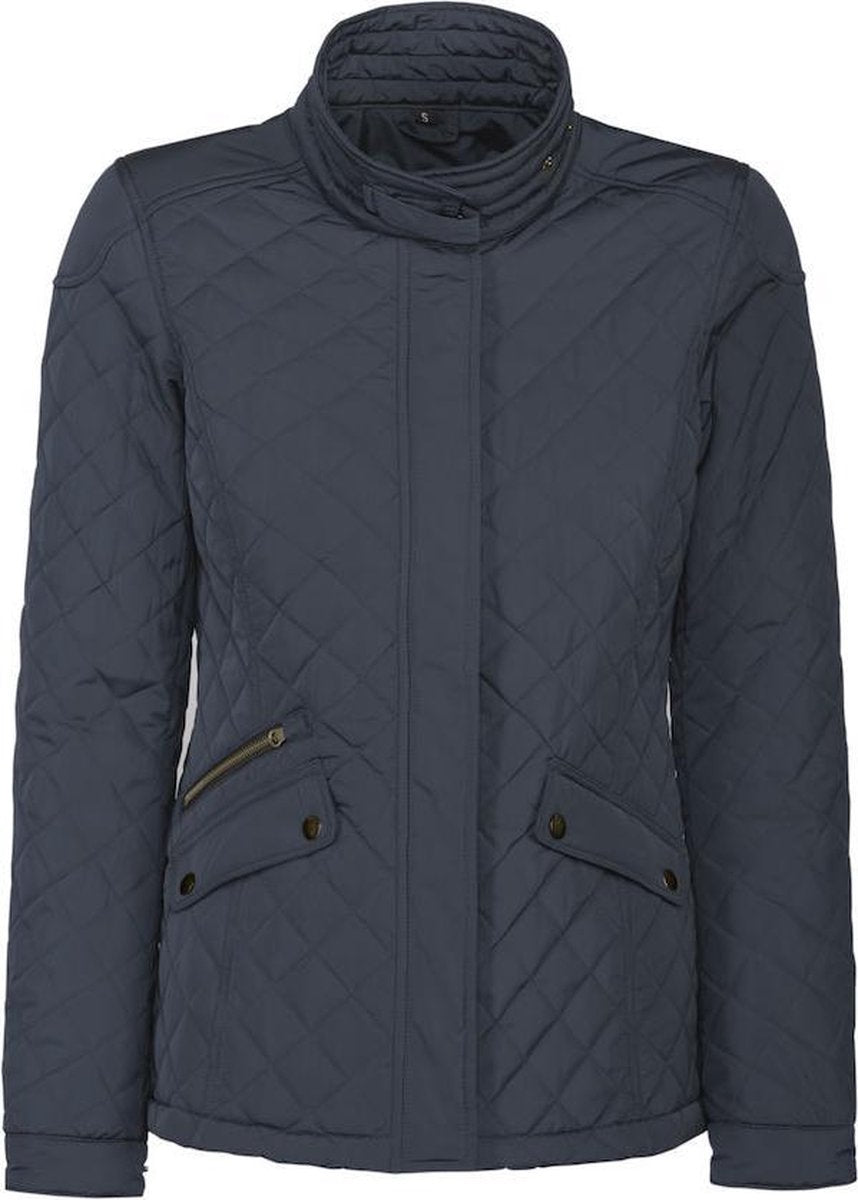 Harvest Huntingview Quilted Jas Dames 2121030 Navy - Maat S