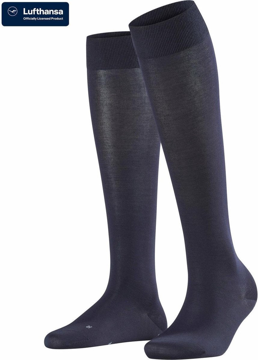 FALKE Vitalizer Medium Steunkniekous Dames 46866 - Blauw 6379 dark navy Dames - 39-40