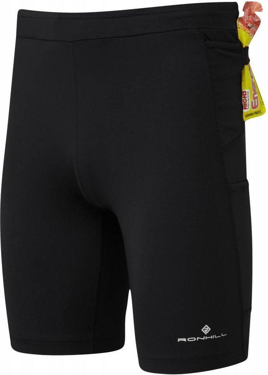 Ronhill Infinity Marathon Short Hardloopshorts Heren Zwart