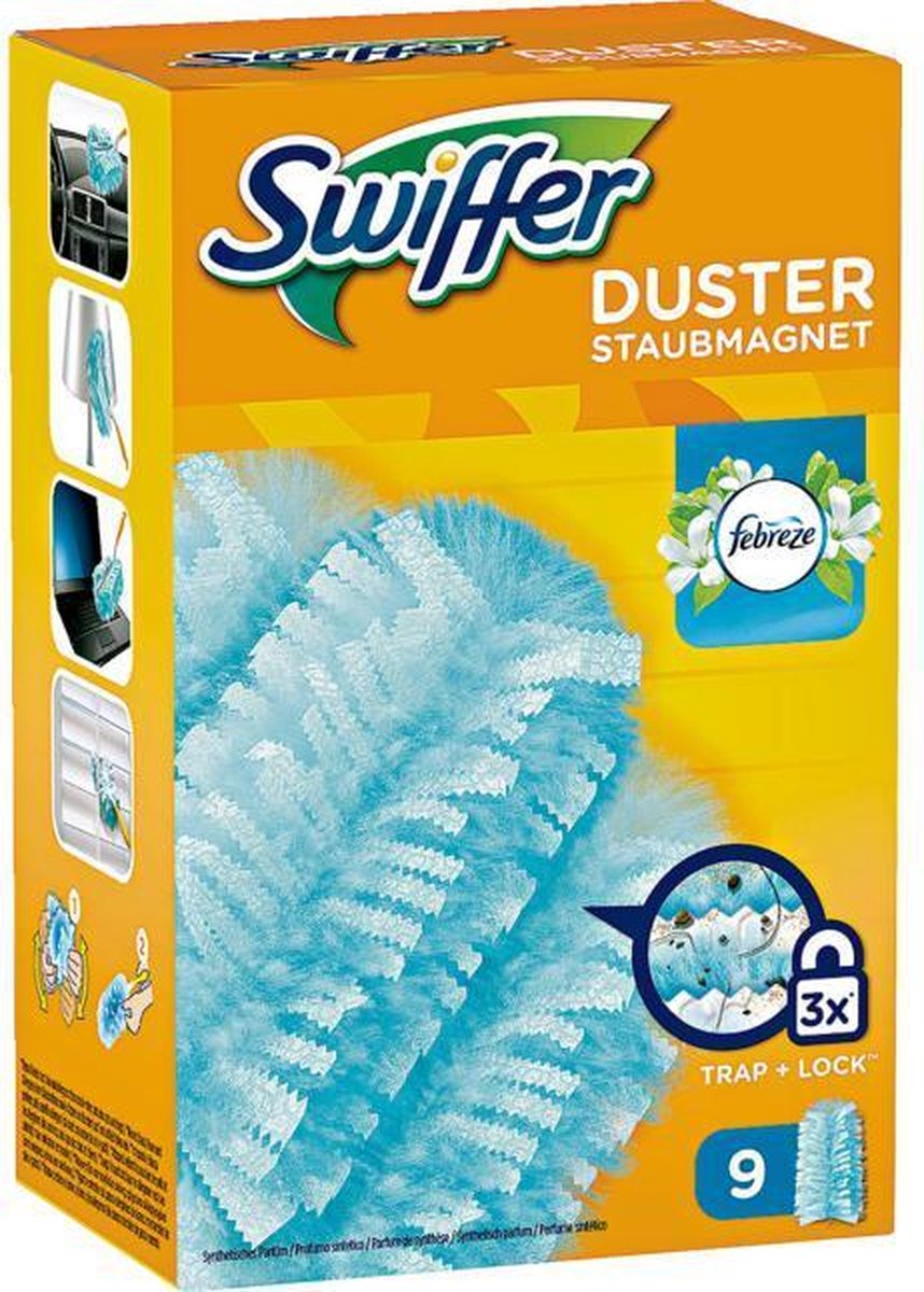 Swiffer Duster febreze - 9 Doekjes