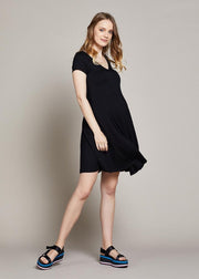 Dress Mikado - Black (006)