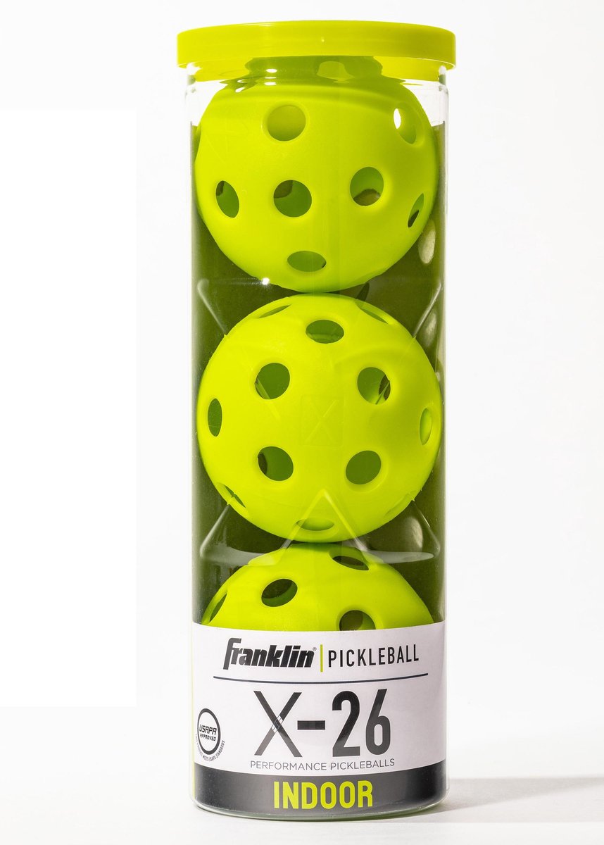 Franklin Pickleball X26 ballen | 3stuks optic geel
