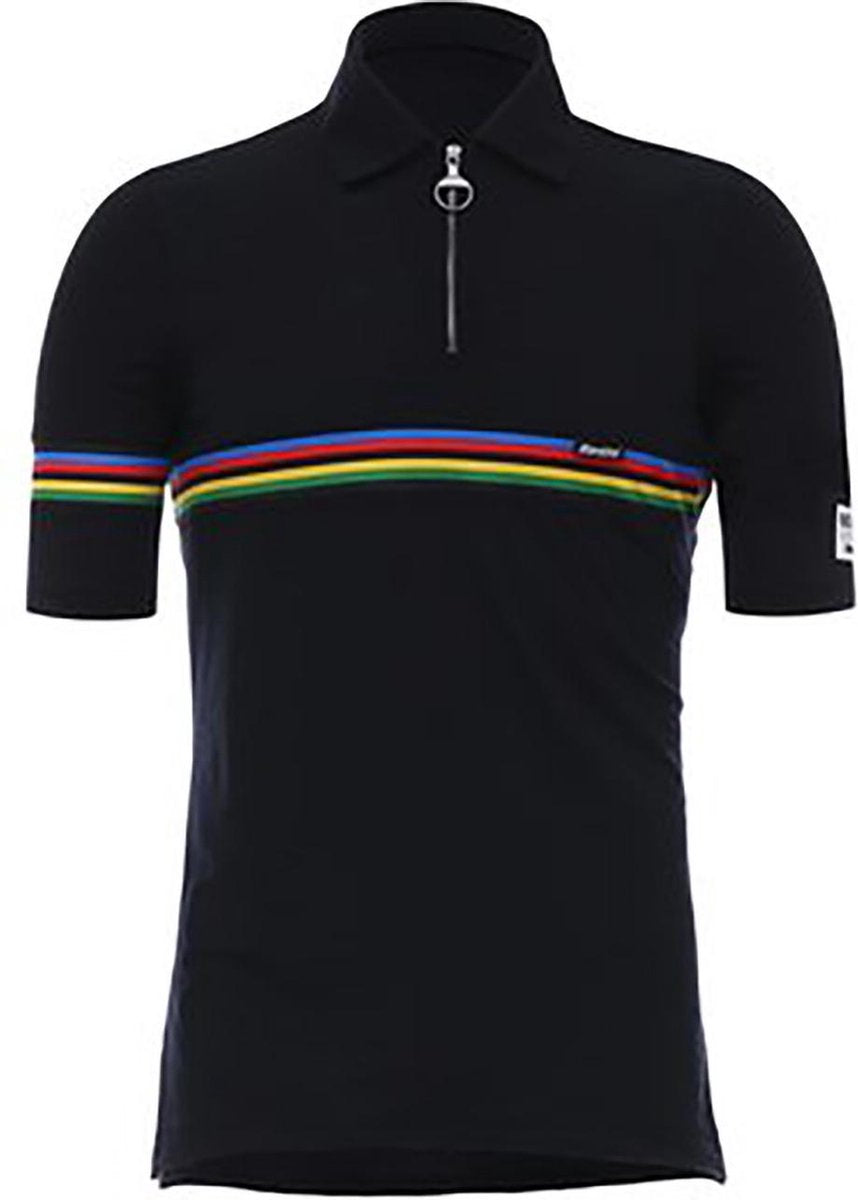 Santini UCI Merino Wool Polo Jersey No color - Maat XXS