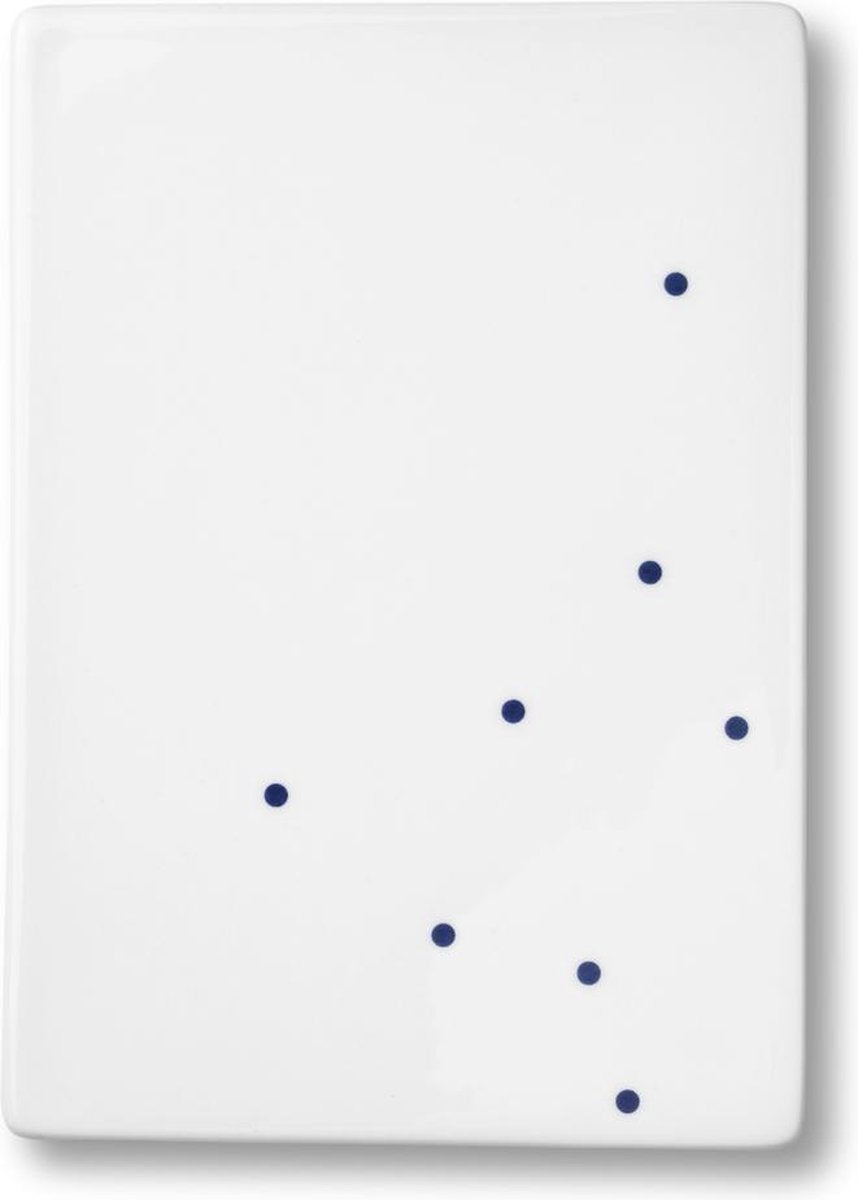 Ann Black Ruth - M - Tegelbord - Klein - met Stippen Patroon - Blauw