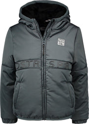 Moodstreet Jongens Winterjas - Petrol - Maat 146/152