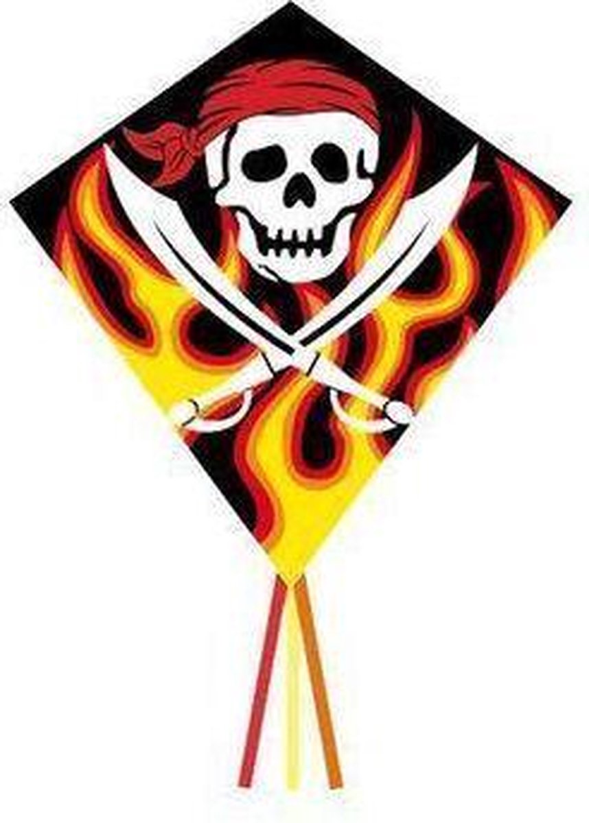 Diamond vlieger piratendesign-Rhombus