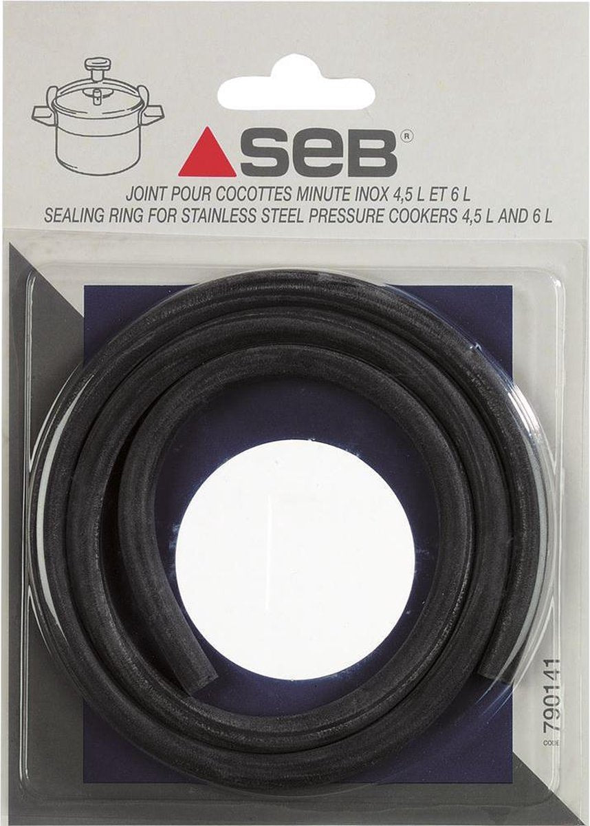 SEB - AFDICHTINGSRUBBER SNELKOOKPAN 6L - INOX - DIAM 220MM - ACTUA / AUTHENTIQUA / MINUTE - 790141