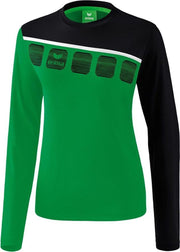 Erima 5-C Dames Sweater - Sweaters  - groen - 40